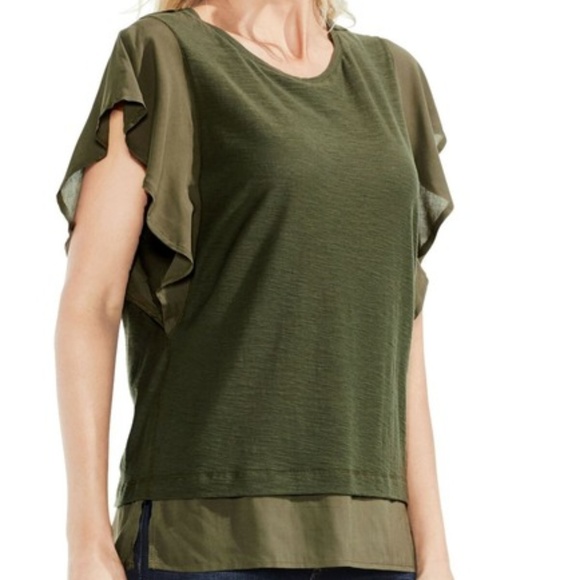 Vince Camuto Tops - 🔥3/30$ New Vince Camuto Ruffle Sleeve Top